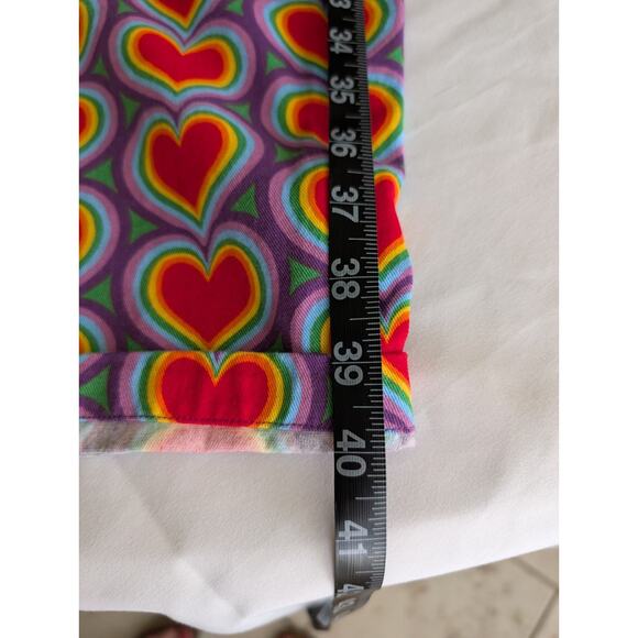 Lucy & Yak Colorful Heart Wide Leg Pants - Picture 6 of 7